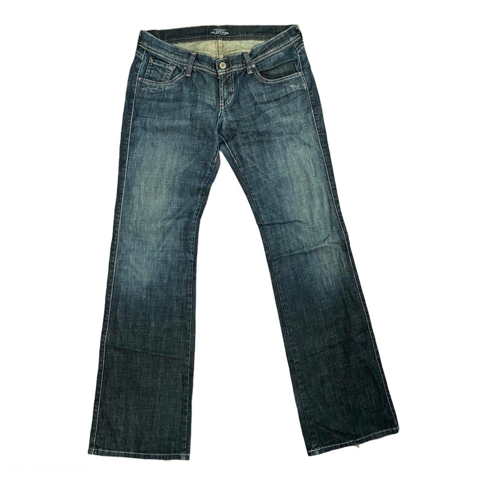 James Dry Aged Ladies Denim Humphrey Vienna Jeans Wide Leg Dark Wash size 30